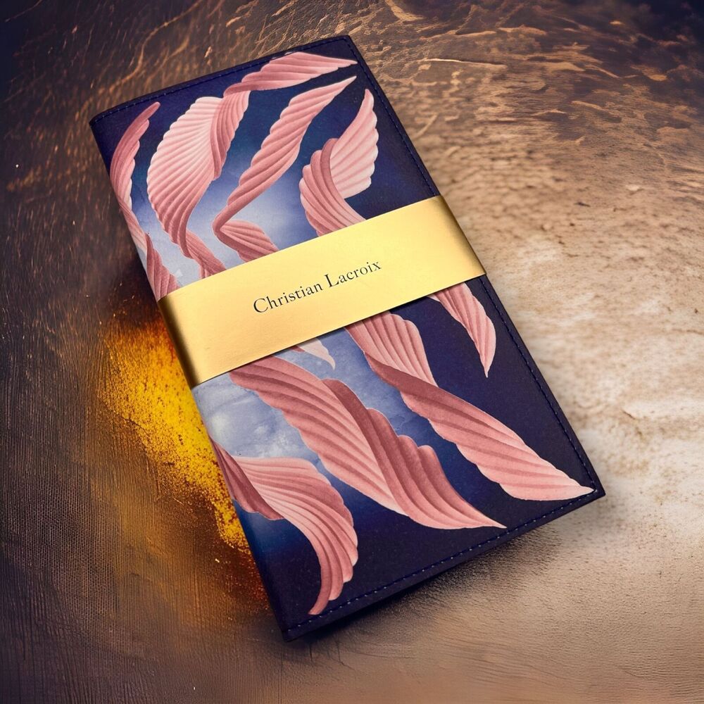 Christian Lacroix Cascade Travel Journal Soft Notebook Pink Blue Vegan Cover